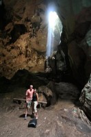 In Great Cave in Niah National Park
